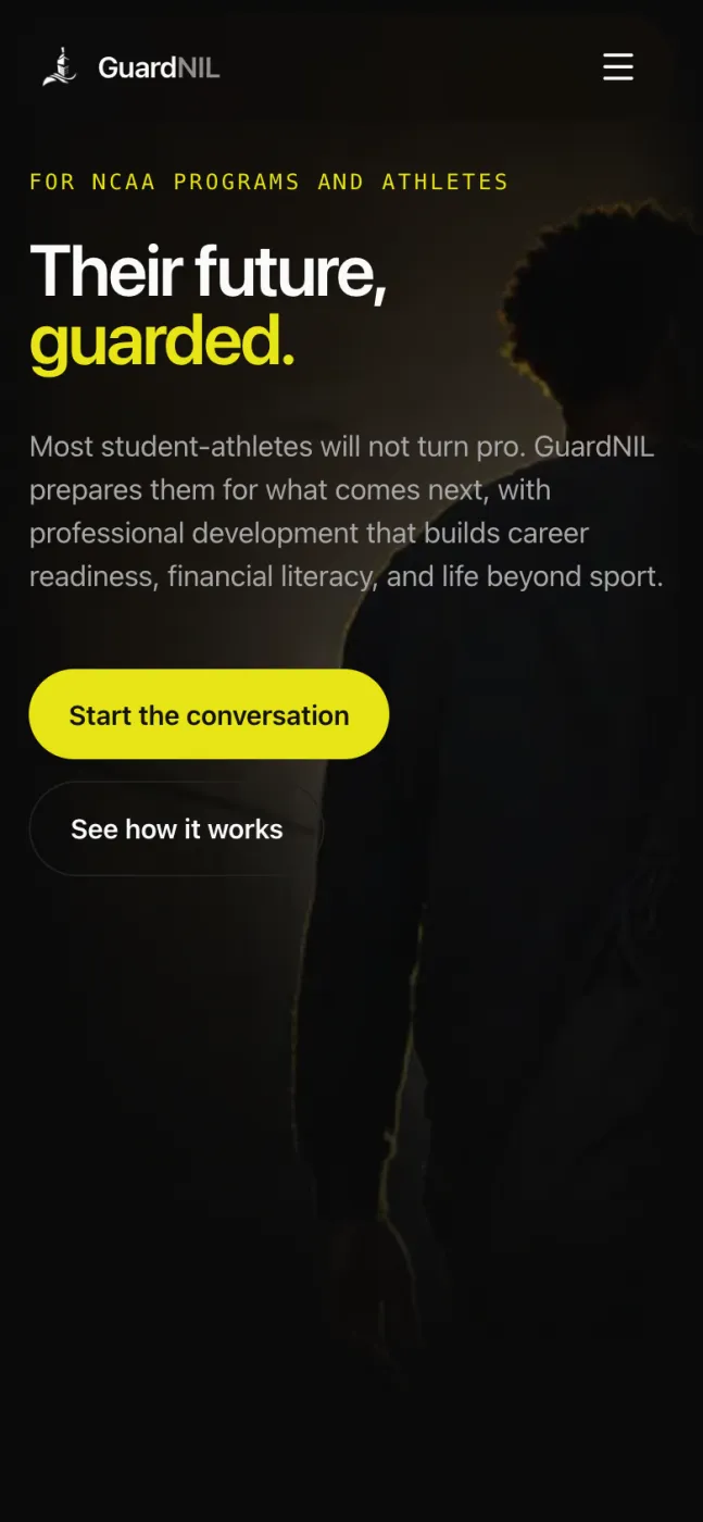 GuardNIL on a phone