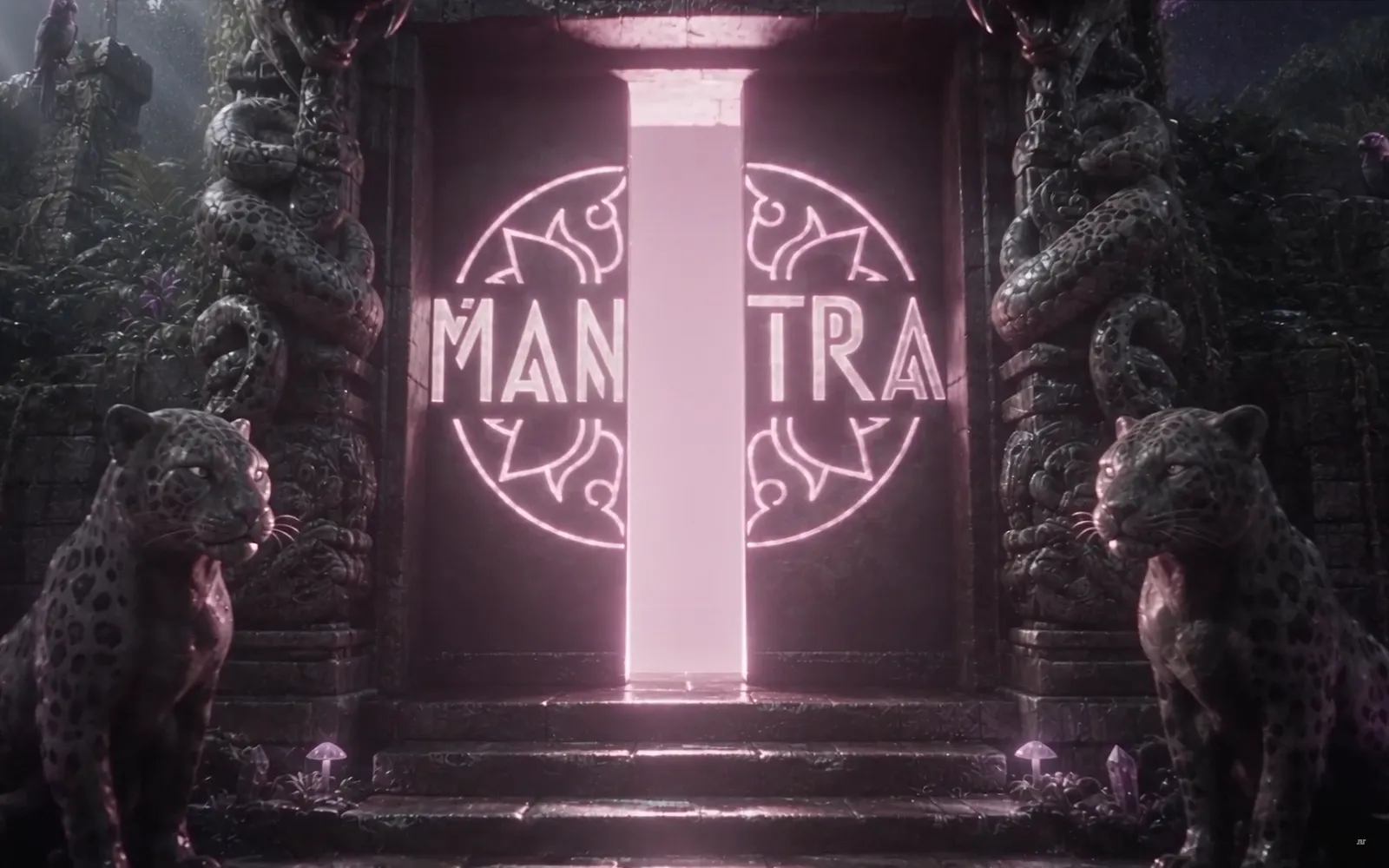 The Mantra temple doors opening