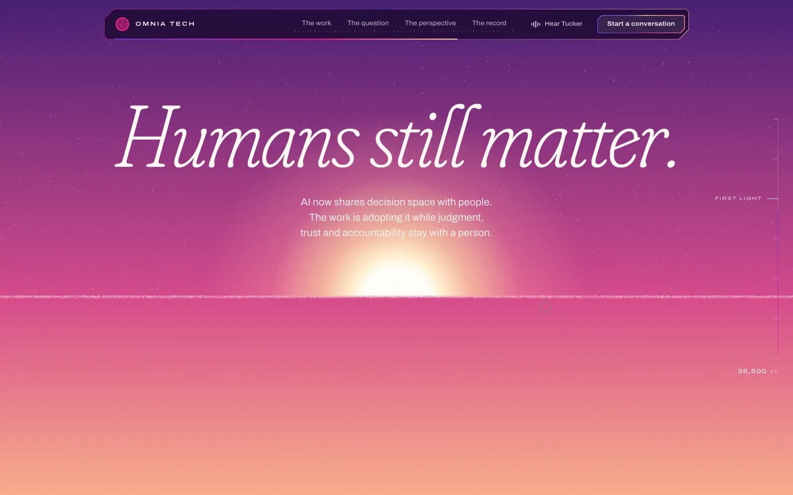 First light over a particle horizon